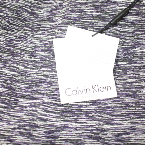 NEW CK Cotton Linen Blend Straight Skirt Sz 12 - Picture 8 of 8